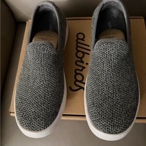 Allbirds Charcoal Knit Slip-On Shoes
